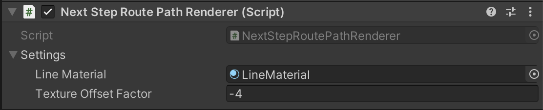 Next Step Route Path Renderer