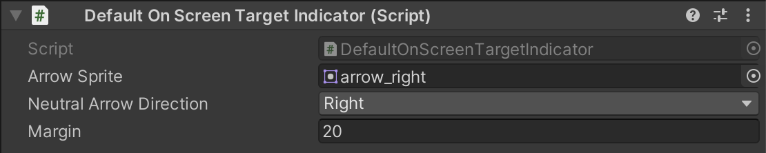 Default On Screen Indicator